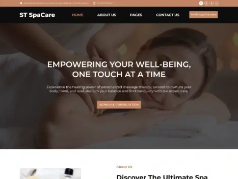 Free Spa Wordpress Theme 3