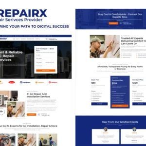 Ac Repair WordPress Theme Webp