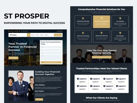 Financial Services Wordpress Theme Thumbnail