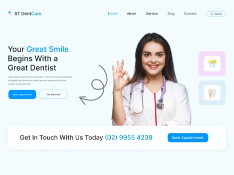 Free Dentist Wordpress Theme Thumbnail