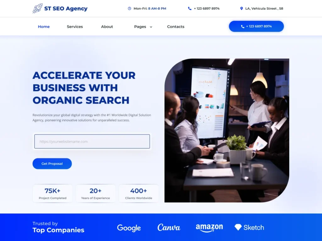 Free Seo WordPress Theme Webp