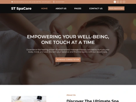 Free Spa Wordpress Theme Thumbnail