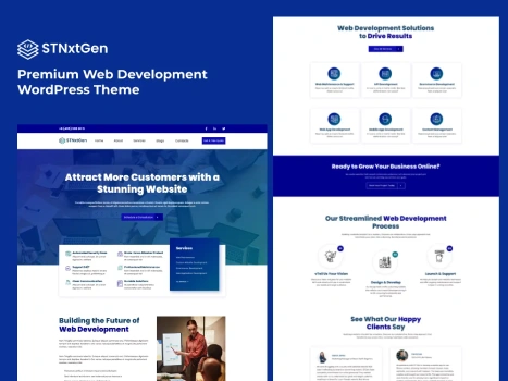 Web Development Wordpress Theme Thumbnail