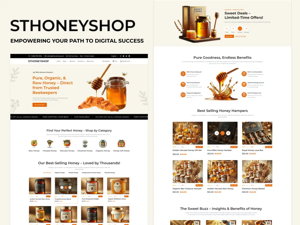 Premium Honey WordPress Theme