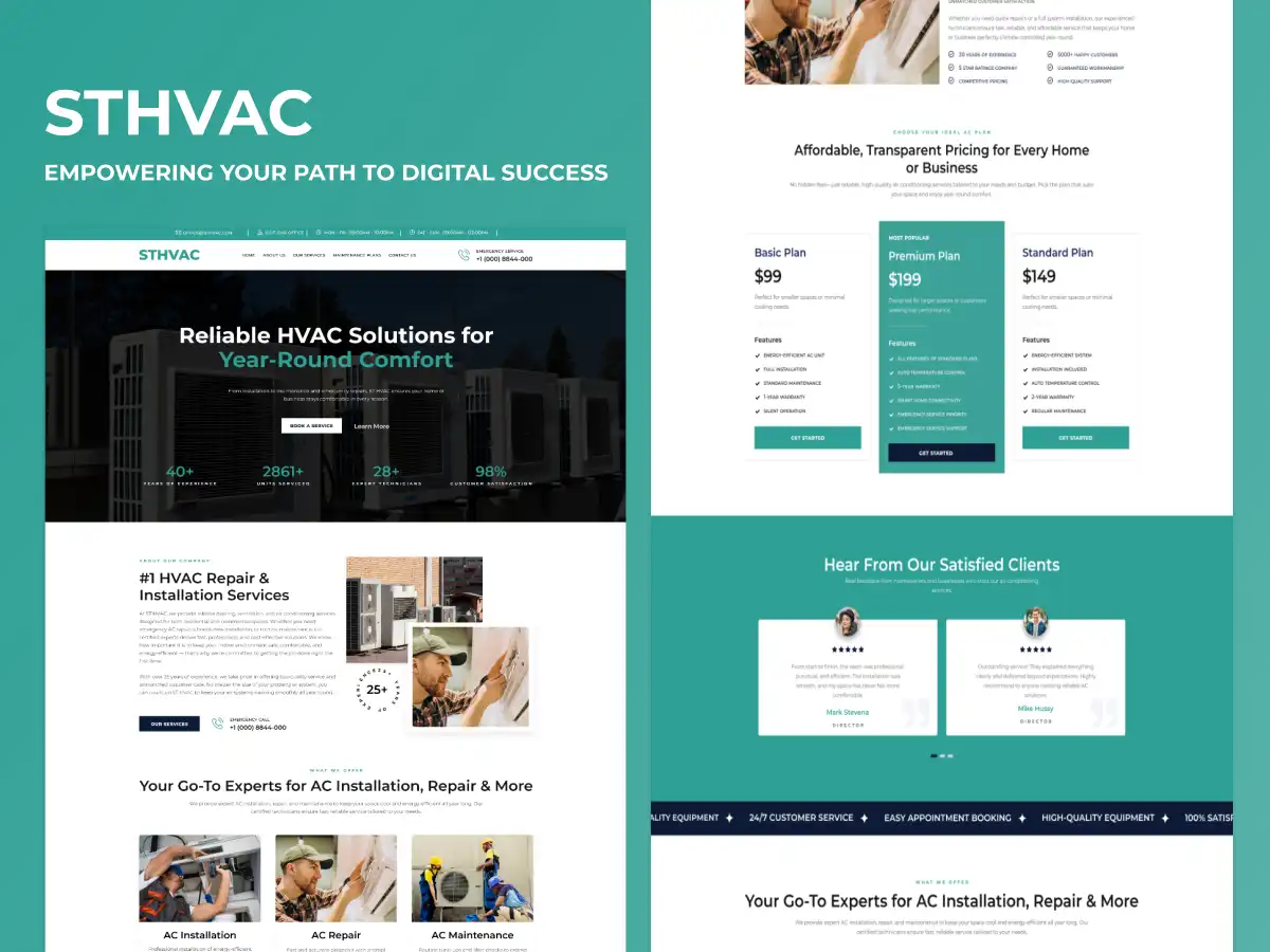 hvac wordpress theme