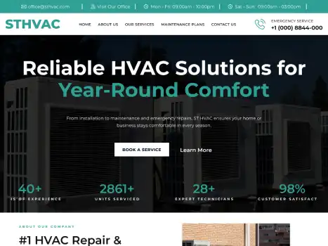 St Hvac Wordpress Theme Thumbnail