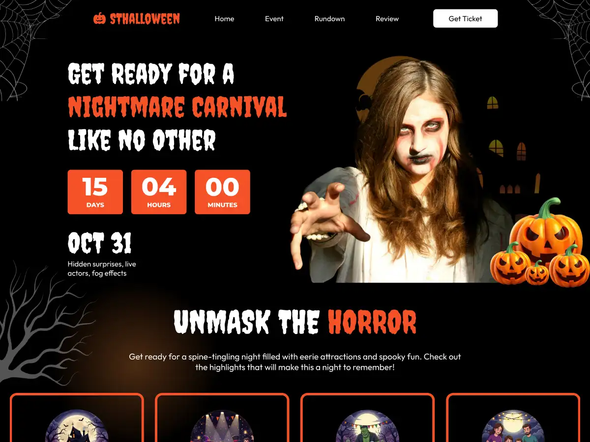 Free Halloween WordPress Theme