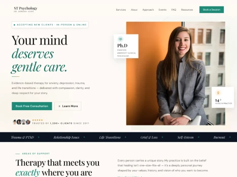 Free Psychology Wordpress Theme Thumbnail