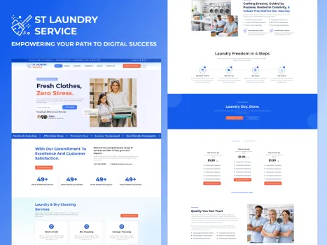 Laundry Service WordPress Theme Thumbnail 2