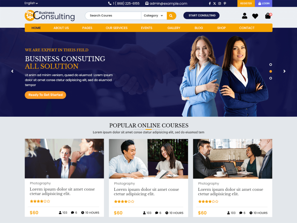 10 Best Free WordPress Themes for Consultants In 2026 Expert Business Consultant