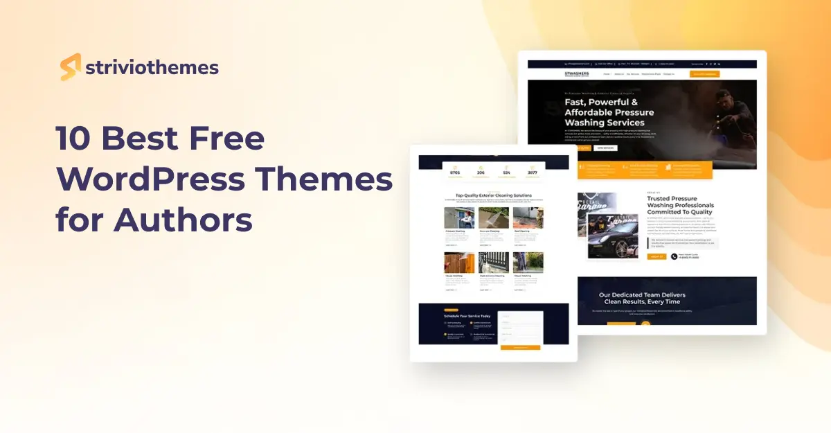 10 Best Free WordPress Themes for Authors
