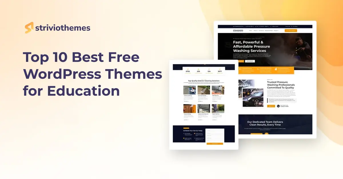 Best WordPress Themes Best Free WordPress Themes for Education