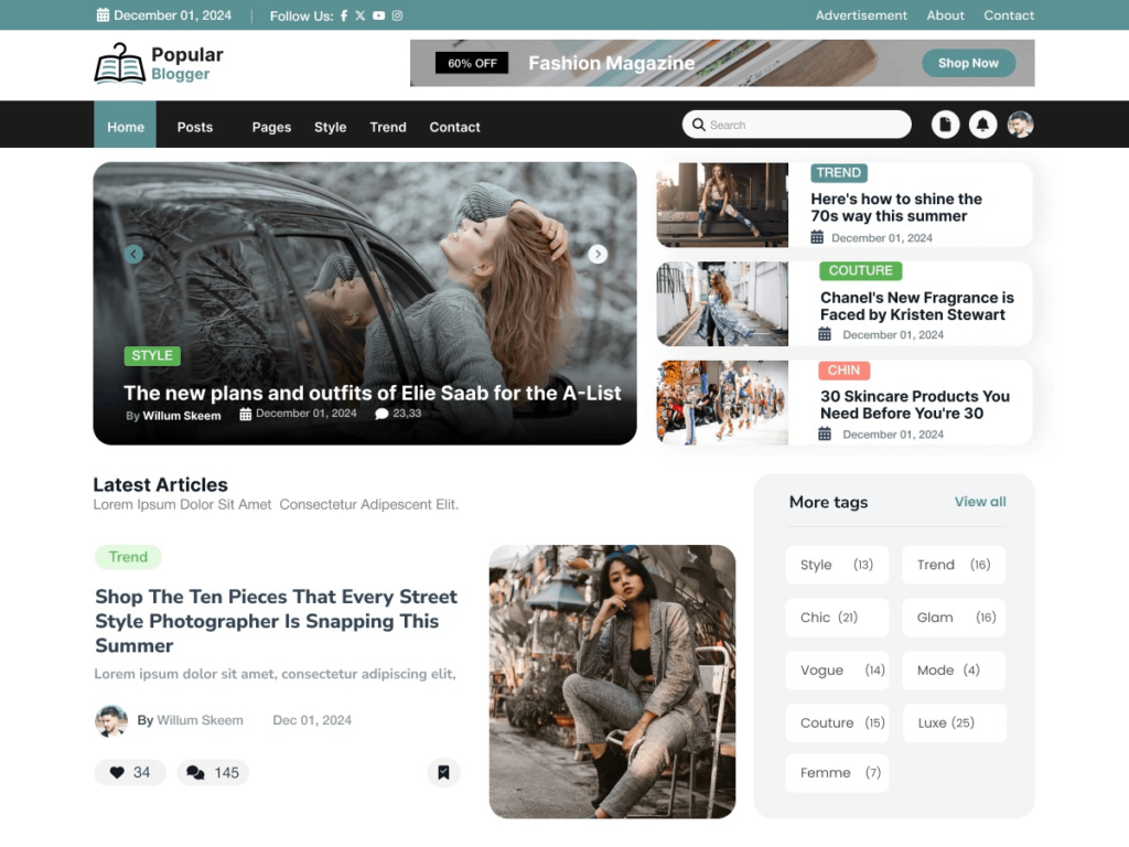 Popular Blogger