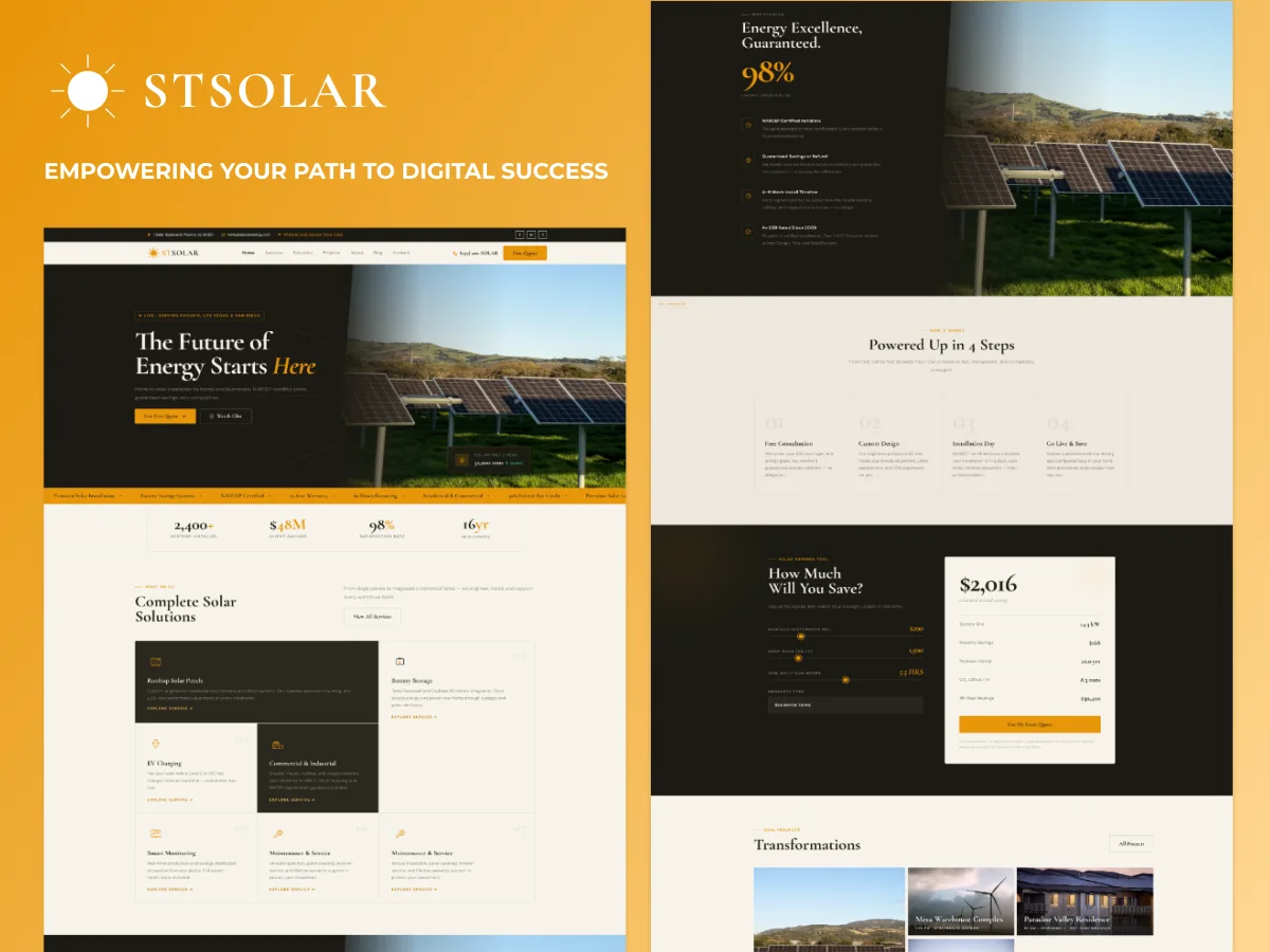 Solar Energy Wordpress Theme Thumbnail