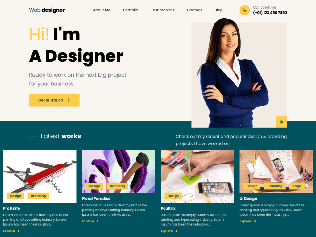 Web Designer Portfolio