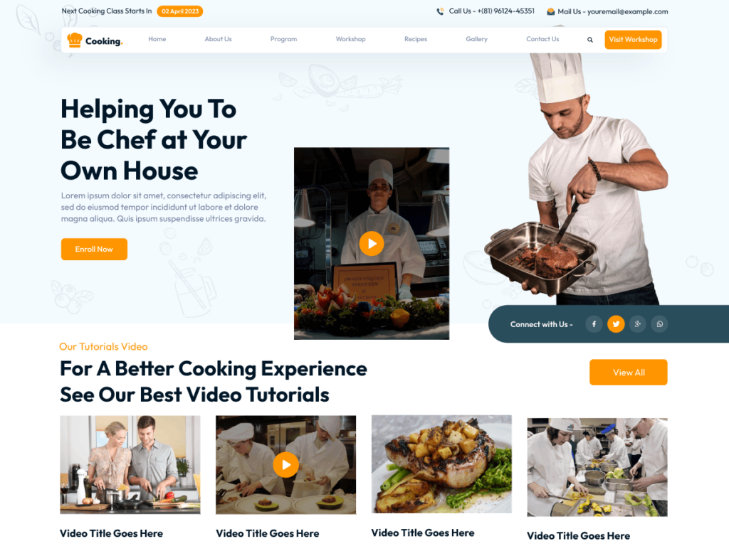 Cooking Food Blogger