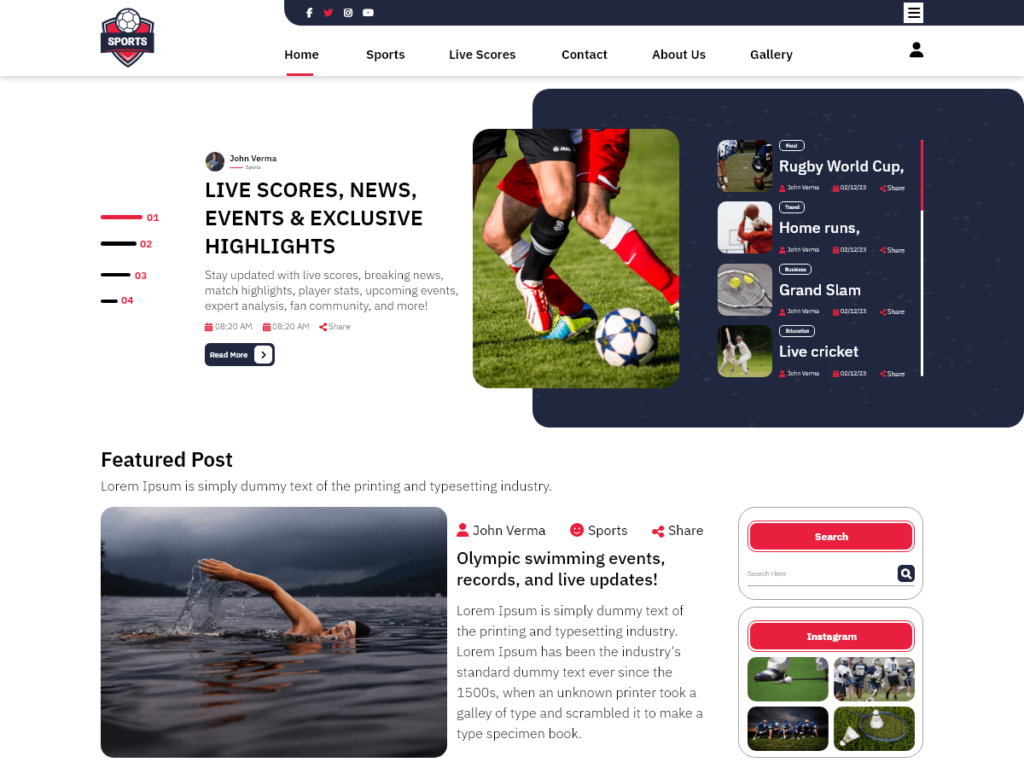 10 Best Free WordPress Themes for Clubs Multi Sports Club