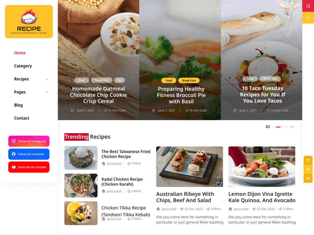 Recipe Blogs