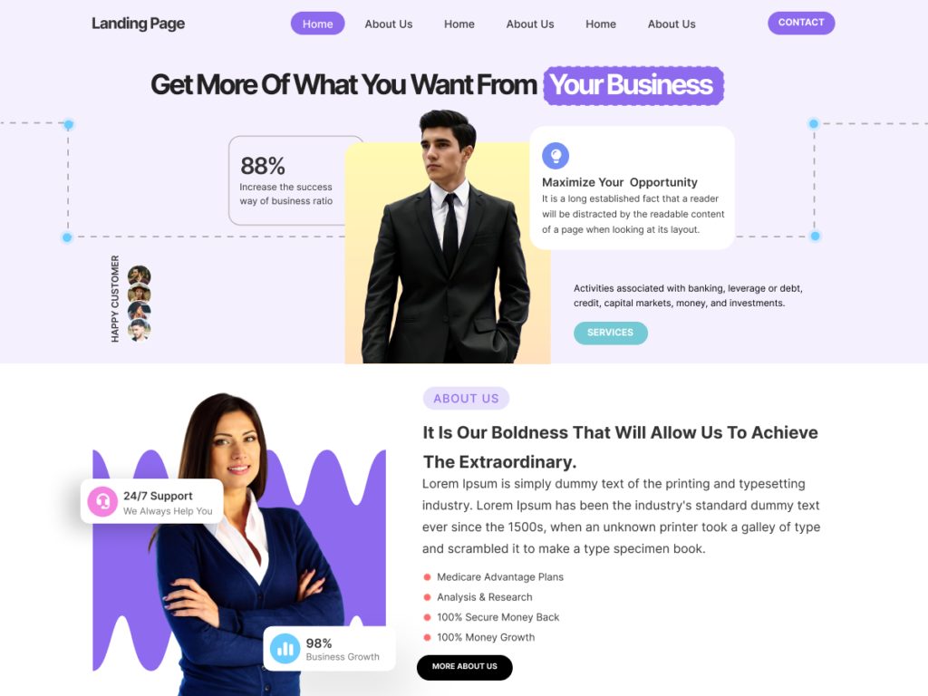 Responsive Landing Page