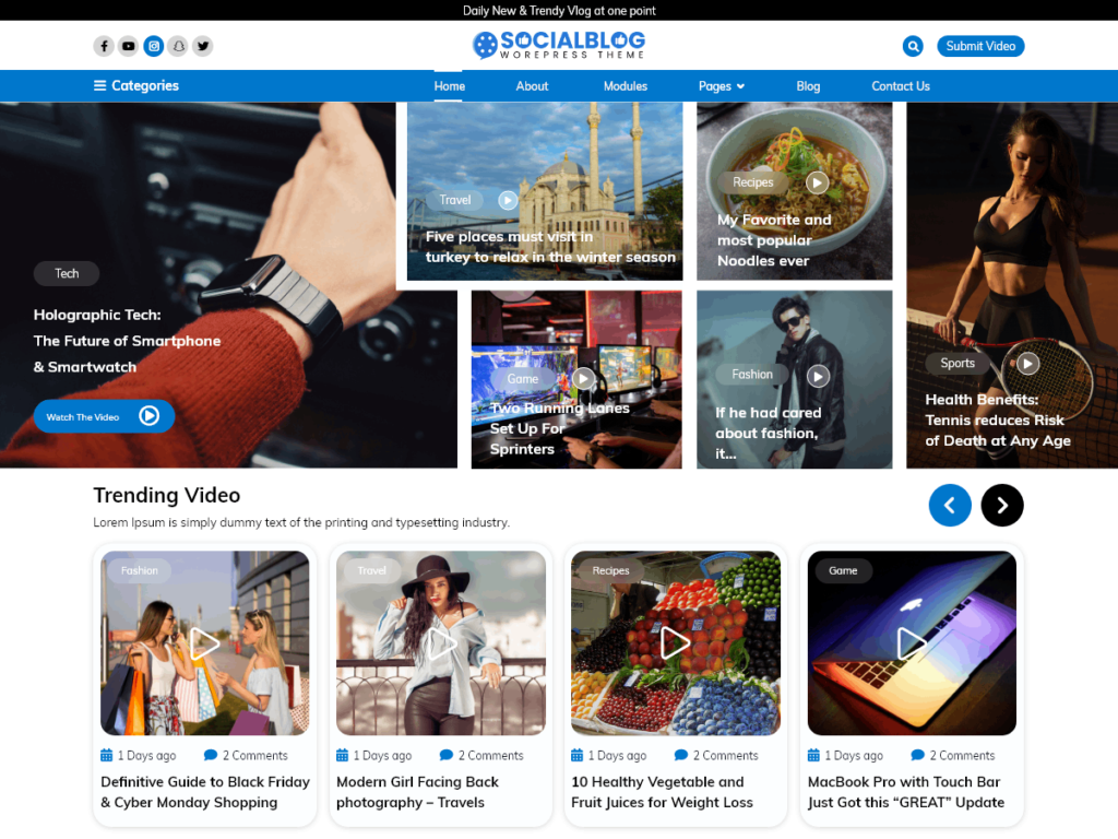 Social Blog