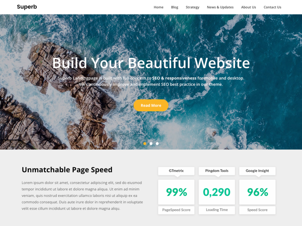 Superb LandingPage