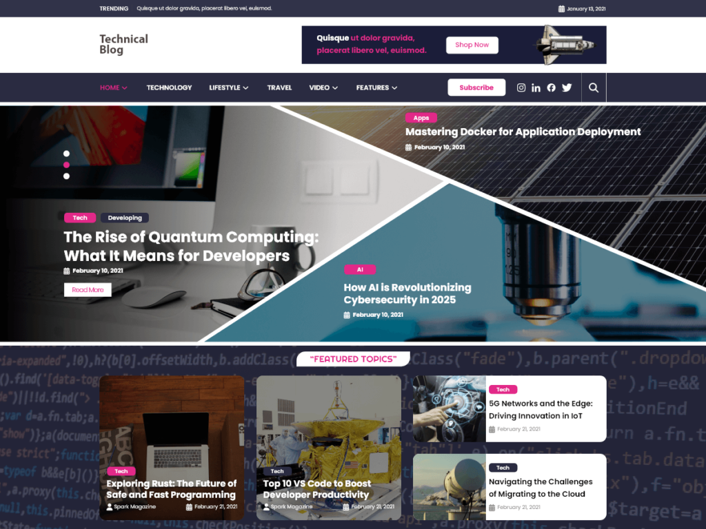 Technical Blogging