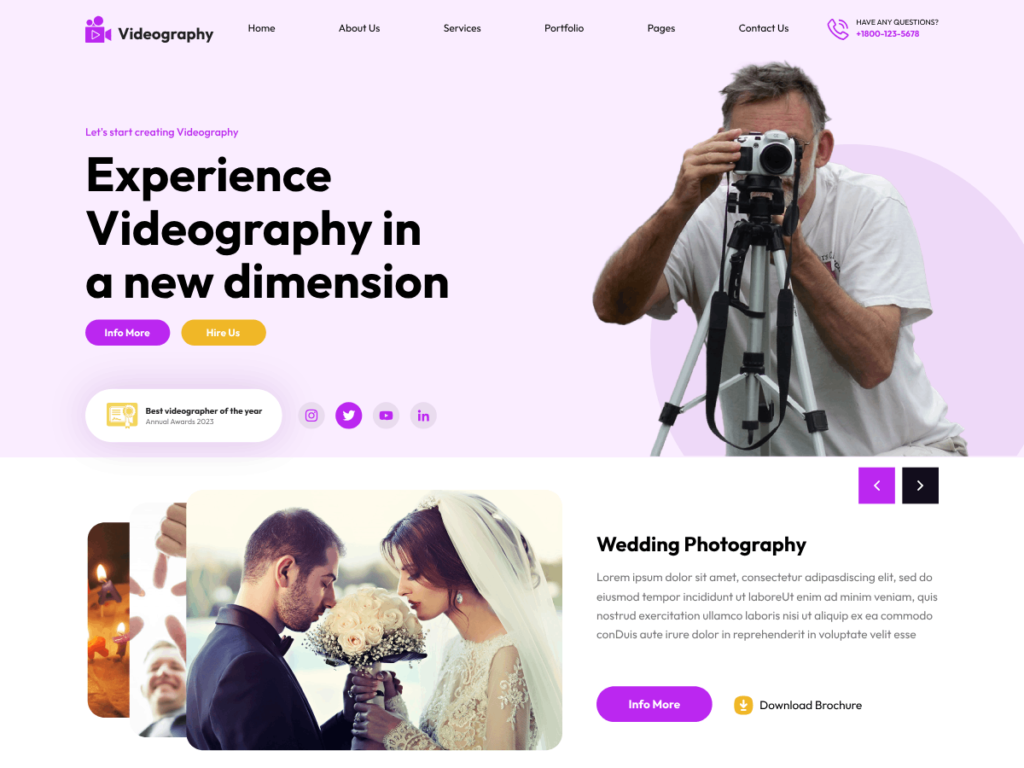Videographer Studio