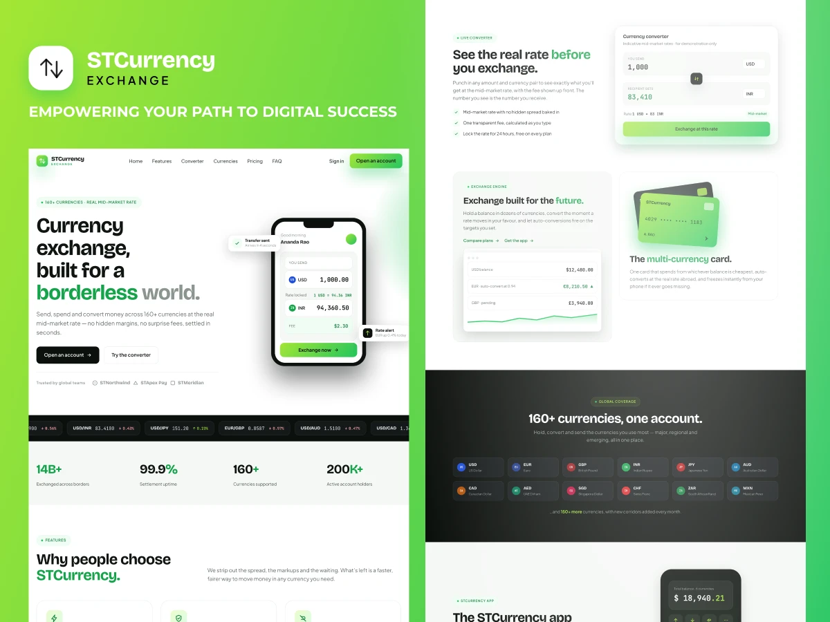 Currency Exchange WordPress Theme