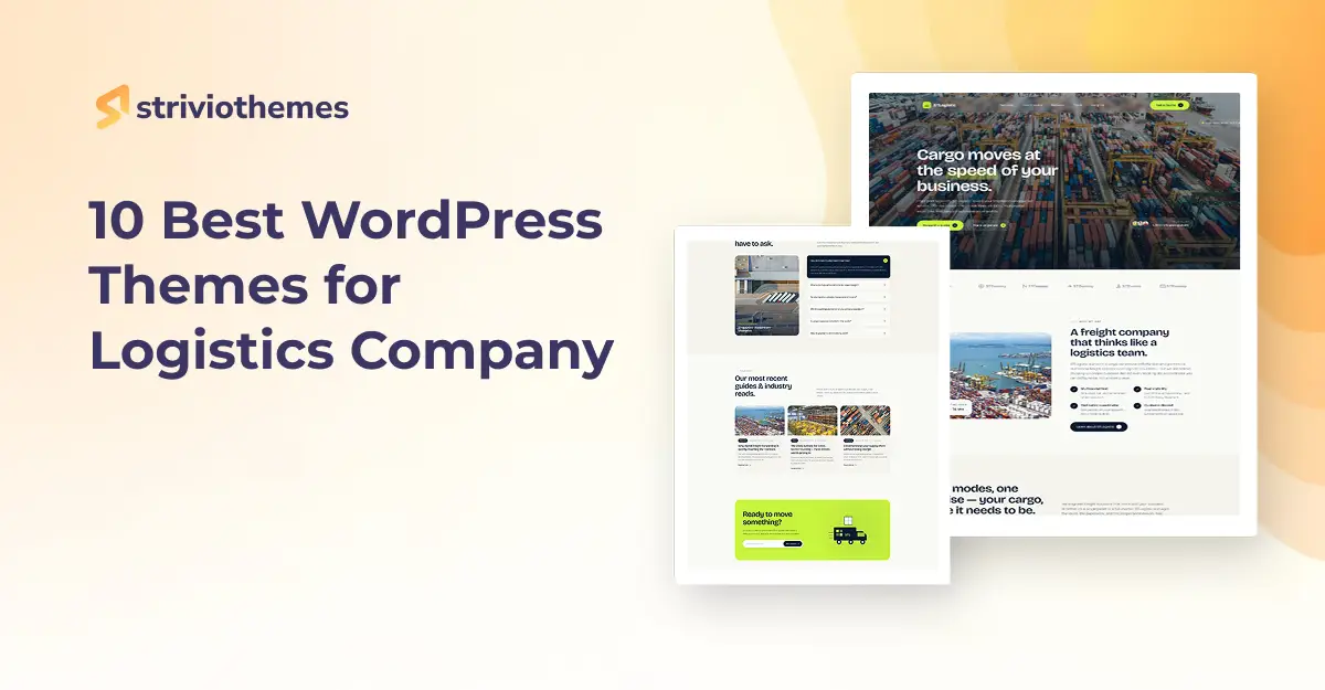 10+ Best WordPress Themes for Logistics Company