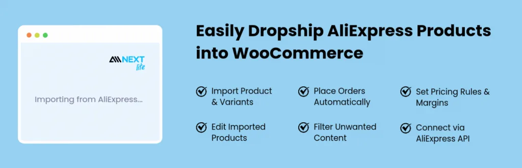 Ali2Woo AliExpress dropshipping plugin for WooCommerce