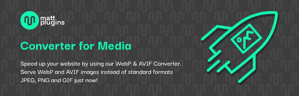 Converter for Media WebP and AVIF plugin for WordPress