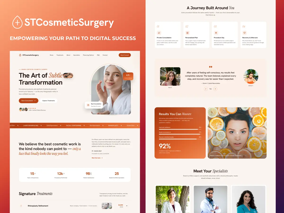 Cosmetic Surgery WordPress Theme 2