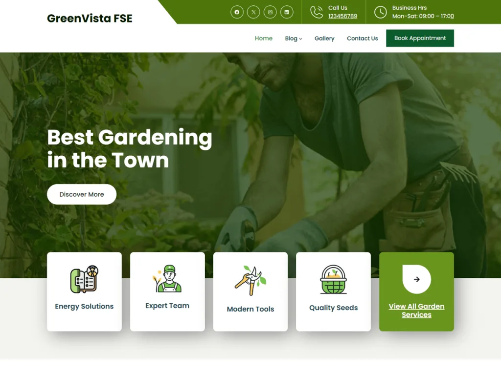 GreenVista FSE WordPress theme for eco and agriculture sites