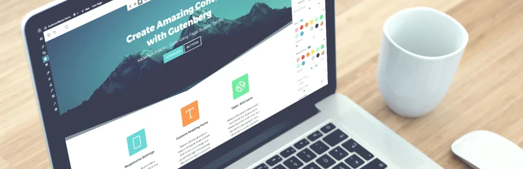 Kadence Blocks page builder for the WordPress block editor
