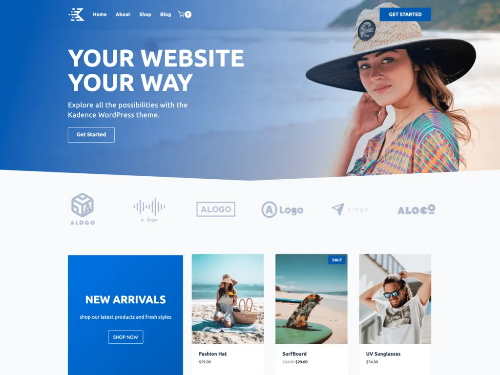 Kadence WordPress theme for affiliate marketing and reviews