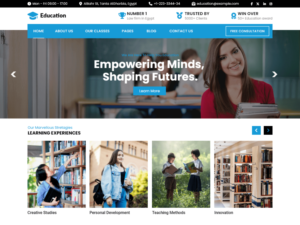 Online Education Classes
