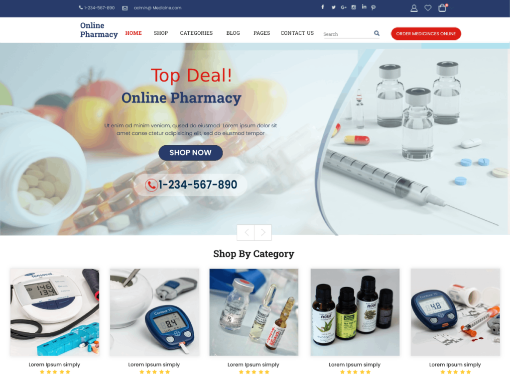 1. Online Pharmacy