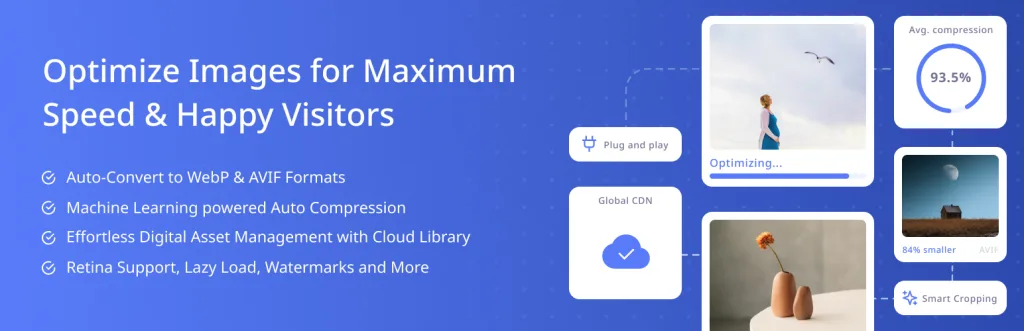 Optimole image optimization and CDN plugin for WordPress