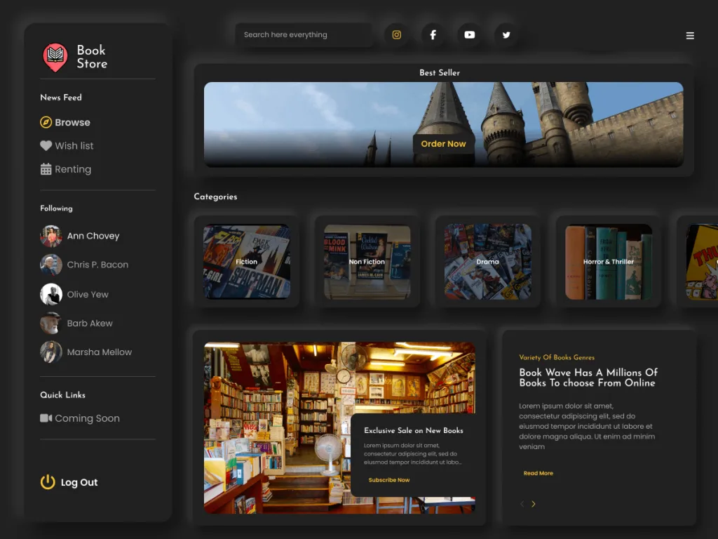 Pixel Ebook Store WordPress theme for selling ebooks