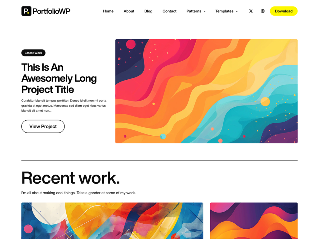 Portfolio WP
