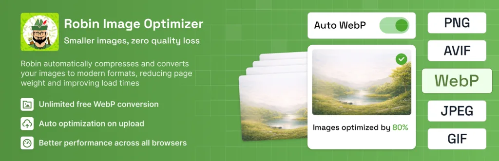 Robin Image Optimizer plugin for WordPress