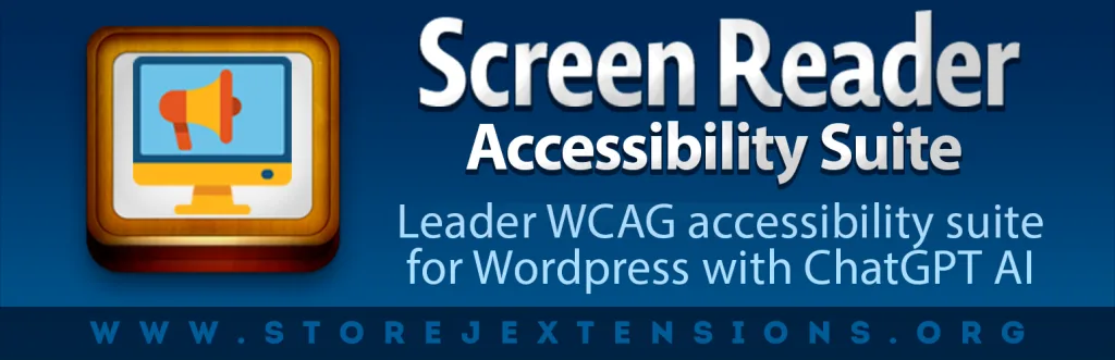Screen Reader with Font Size plugin for WordPress