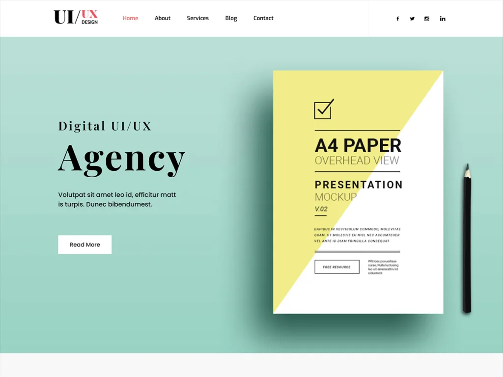 SKT UI UX WordPress theme