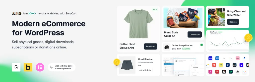 SureCart WordPress ecommerce plugin for simple stores