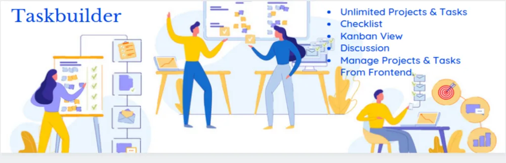 TaskBuilder task and project management plugin for WordPress