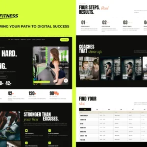 Fitness WordPress Theme