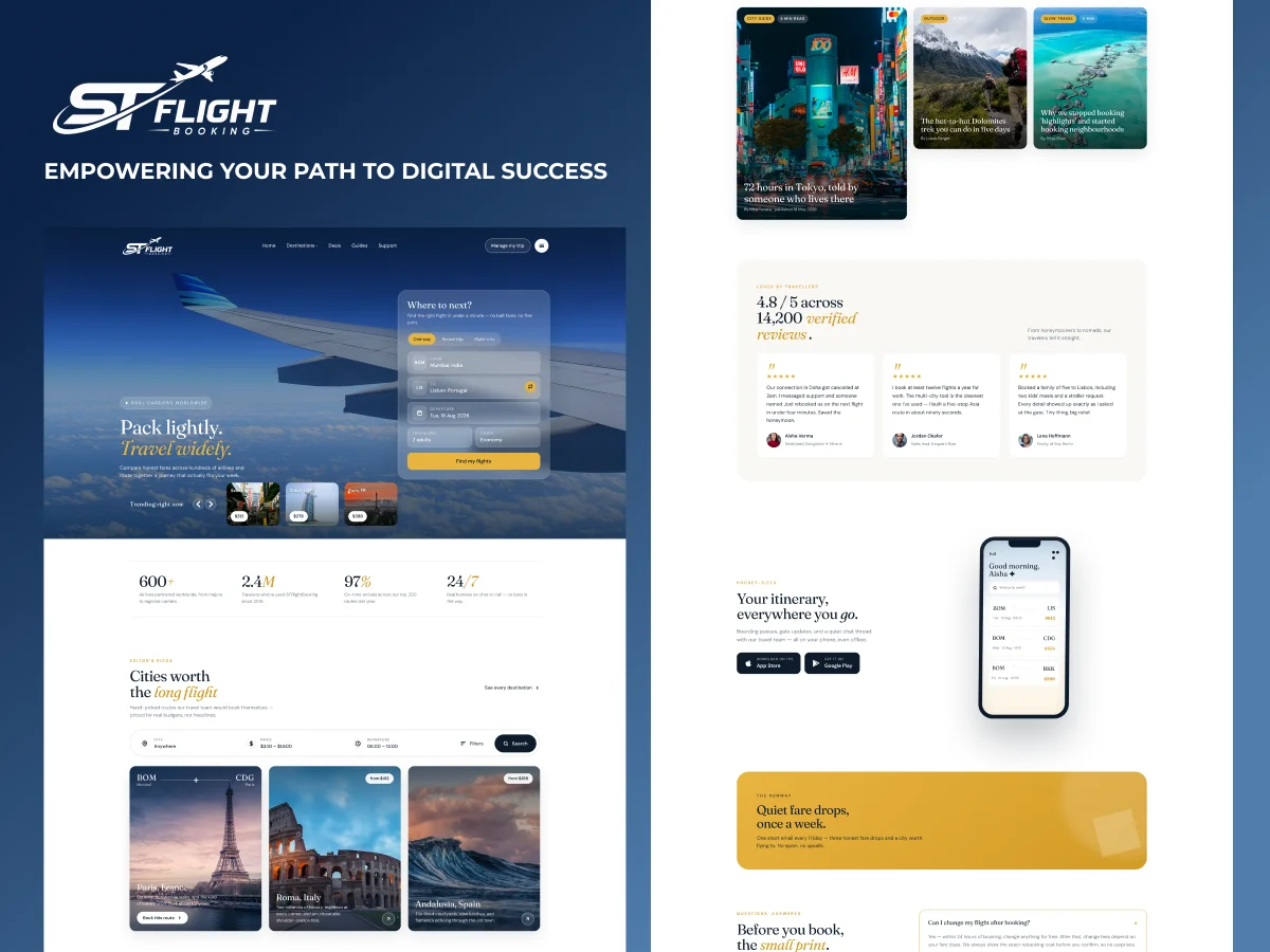 Flight Booking WordPress Theme