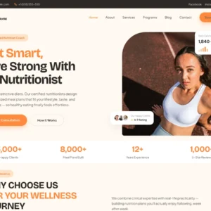 ST Nutritionist - Free Nutritionist WordPress Theme